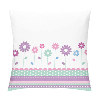 Personality  Flowery Meadow Greeting Card Pillow Covers