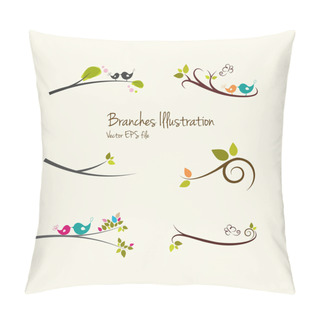 Personality  Branches Art Illustrations Pillow Covers