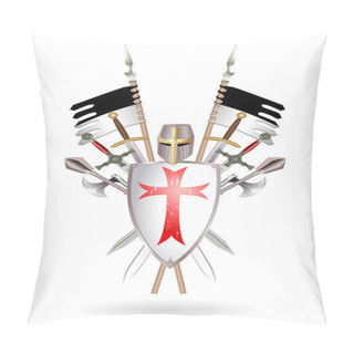 Personality  Templar's Weapon Pillow Covers