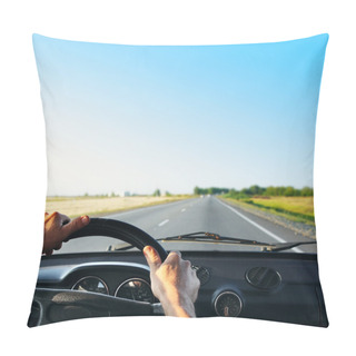 Personality  Driver's Hands Pillow Covers