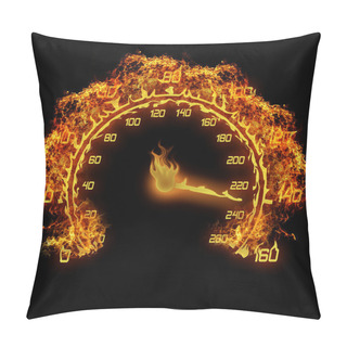 Personality  Burning Speedometer Pillow Covers