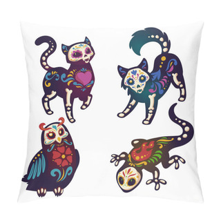 Personality  Mexican Day Of Dead, Dia De Los Muertos Pillow Covers