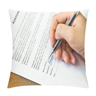 Personality  Sign Agreement Pillow Covers