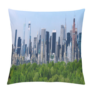 Personality  Manhattan Panorama Pillow Covers