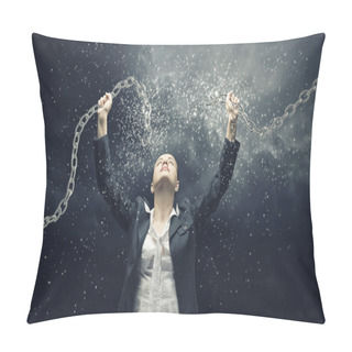 Personality  Aggressive Businesswoman Pillow Covers