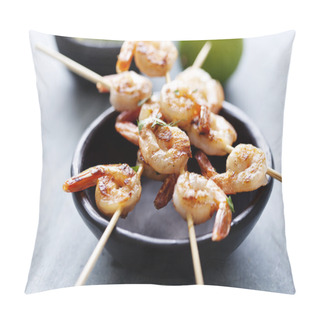 Personality  Grilled Prawns Pillow Covers
