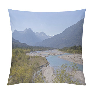 Personality  The Imposing Broad River Valley Of The Lech In Tyrol Was Designated A Nature Protection Area And Is Called The Tyrolean Lech Nature Park Pillow Covers