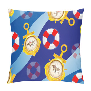 Personality  Lifebuoy And Anchor Pillow Covers