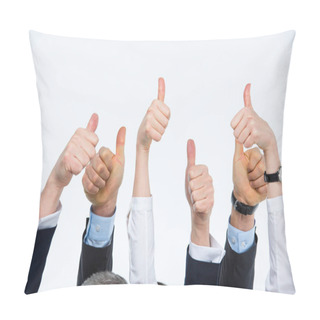 Personality  People Showing Thumbs Up Pillow Covers