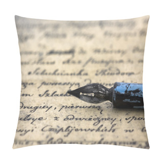 Personality  Ancient Letter And Pen Pillow Covers
