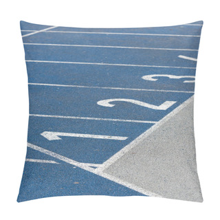 Personality  Numeration Of Running Track Pillow Covers