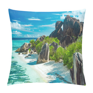 Personality  Paradise Island On Seychelles Pillow Covers