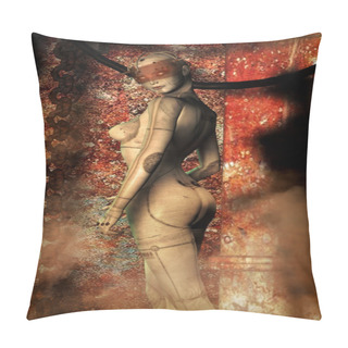Personality  Scary Android Girl Pillow Covers