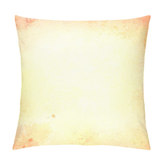Personality  Old Yellowed Paper Background Pillow Covers