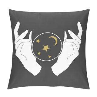 Personality  Modern Occult Design, Illustration In Vector Format Pillow Covers