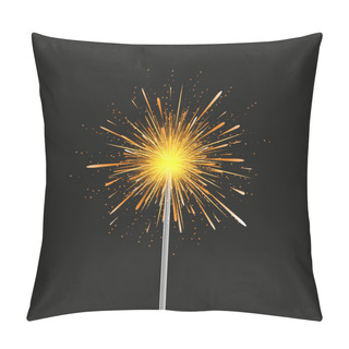 Personality  Vector Sparkler Modern Background. Eps 10 Pillow Covers