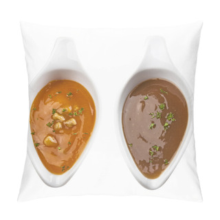 Personality  Various Sauces Isolated Pillow Covers