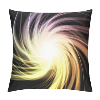 Personality  A Mysterious Swirl Ghost Lights Abstract Background Pillow Covers