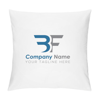 Personality  Initial BF Letter Logo With Creative Modern Business Typography Vector Template. Creative Abstract Letter BF Logo Design Pillow Covers
