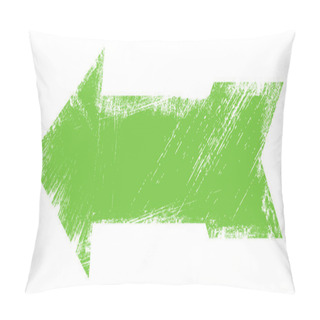 Personality  Green Grunge Arrow Vector Pillow Covers