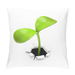Personality  Young Green Sprout Pillow Covers
