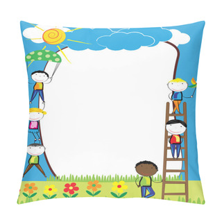 Personality Kids Frame Pillow Covers