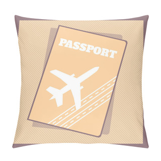 Personality  Passport Cover, Vector Design Pillow Covers