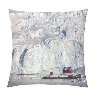 Personality  Almirante Brown Research Station - Paradise Bay - Antarctica Pillow Covers