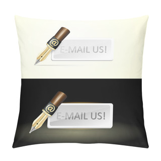 Personality  Write E-mail Pen Pillow Covers