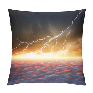 Personality  Dramatic Moody Sky Pillow Covers