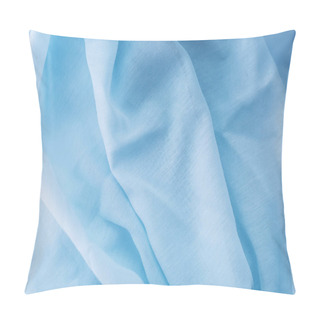 Personality  Texture Of Blue Fabric  Pillow Covers