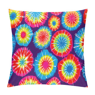 Personality Seamless Repeating Tie Dye Background Pillow Covers