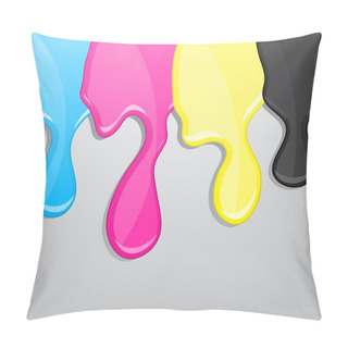 Personality  CMYK Background Pillow Covers