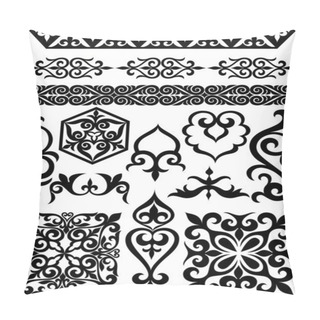 Personality  Set Of Elements Of Oriental Ornament Pillow Covers