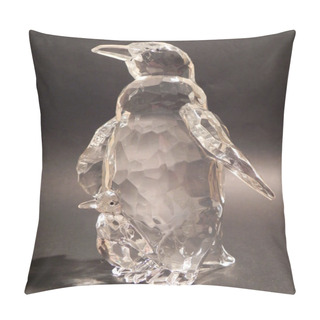 Personality  Glass Penguin. Pillow Covers