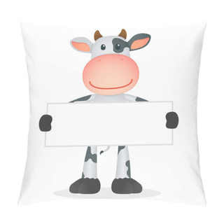 Personality  Funny Cartoon Cow Pillow Covers