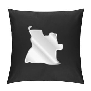 Personality  Angola Silver Plated Metallic Icon Pillow Covers