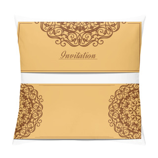 Personality  Vintage Greeting Cards In Eastern Style Pillow Covers