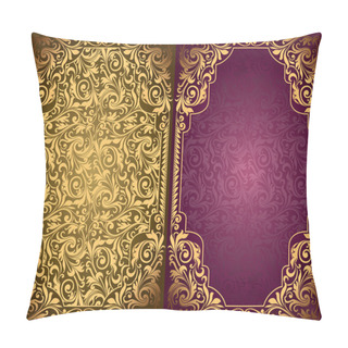 Personality  Vintage Ornate Blank Pillow Covers