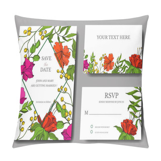Personality  Vector Tropical Floral Botanical Flower. Engraved Ink Art. Wedding Background Card Floral Decorative Border. Pillow Covers