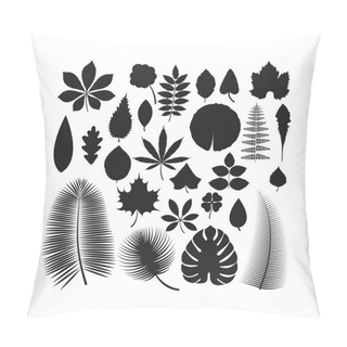 Personality  Leave Icon Vector Illustration. Pillow Covers