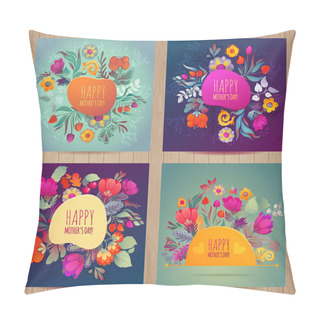 Personality  Greeting Card Happy Mother's Day Set Pillow Covers