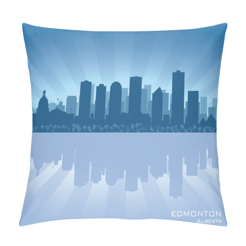 Personality  Edmonton, Canada Skyline Pillow Covers