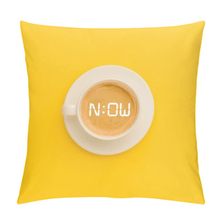 Personality  Cup Of Fresh Coffee  Pillow Covers
