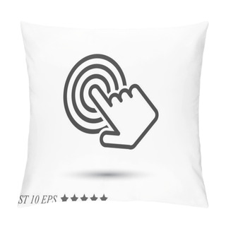 Personality  Hand Click Icon Pillow Covers