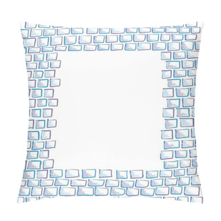 Personality  Hand-drawn Mosaic Frame Pillow Covers