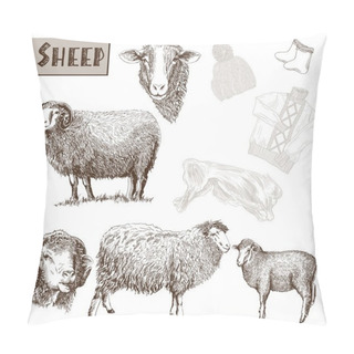 Personality  Sheep Breeding Pillow Covers