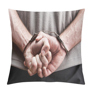 Personality  Criminal In Handcuffs Pillow Covers