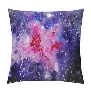 Personality  Hand Painted Water Color Cosmos Night Sky  Pillow Covers