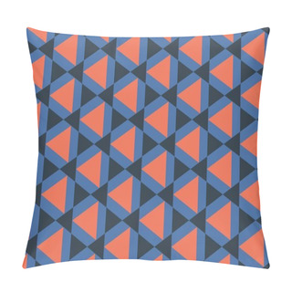 Personality  Abstract Creative Background With Repeated Shapes Pillow Covers